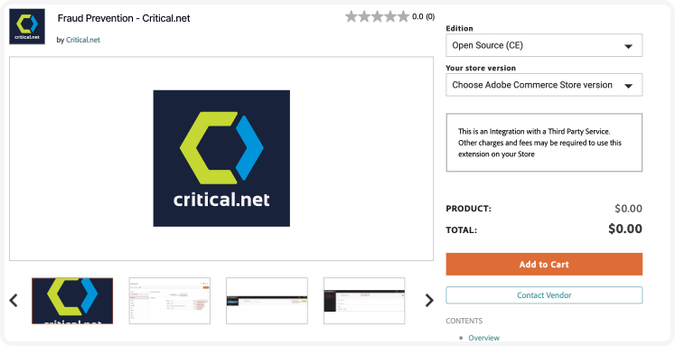 Critical.net Magento Market Place